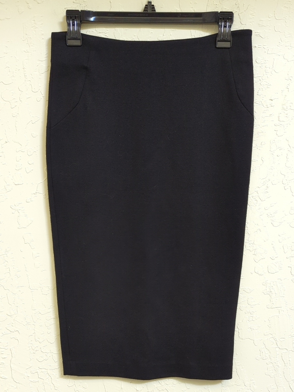 Guess by Marciano Classic Black Fitted Midi Pencil Skirt Size Small